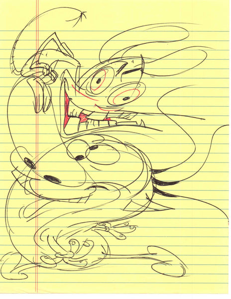 Art Original - Ren and Stimpy Quick Sketches