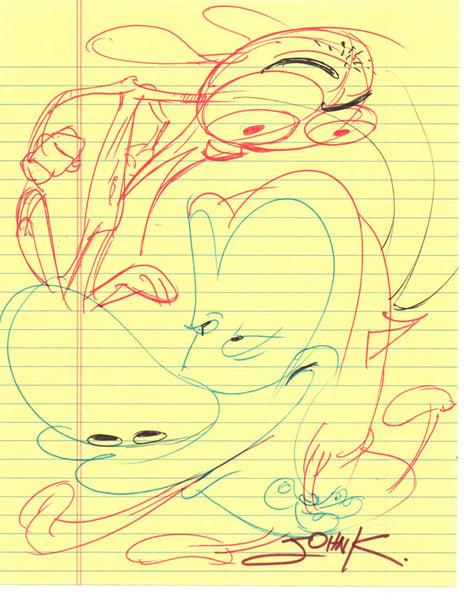 Art Original - Ren and Stimpy Quick Sketches