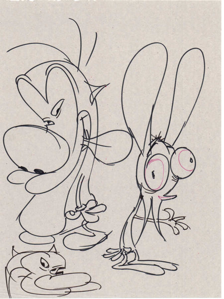 Art Original - Ren and Stimpy Quick Sketches