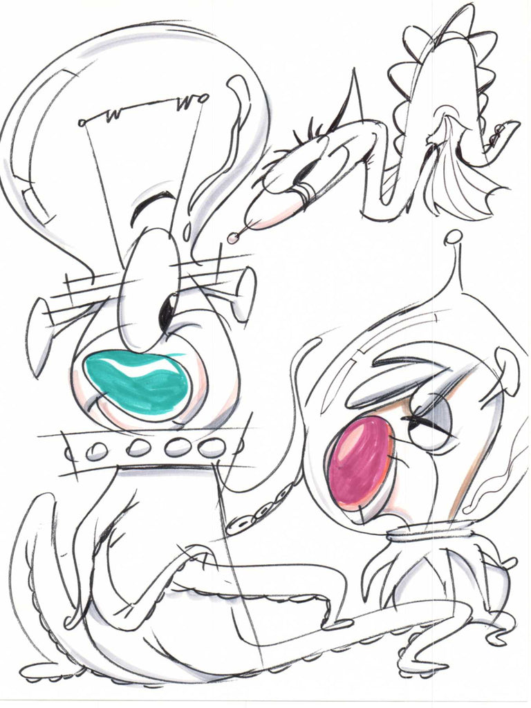 Art Original - Space Critters