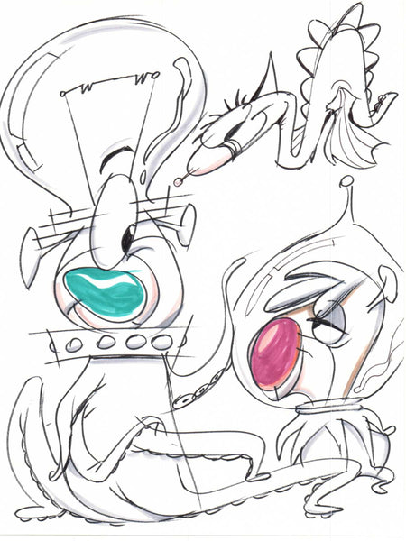 Art Original - Space Critters