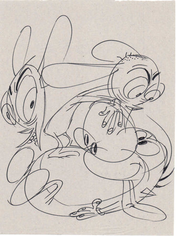 Art Original - Ren and Stimpy Quick Sketches