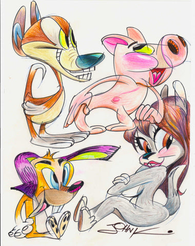 Art Original - Color Critters - Choose the One You Like
