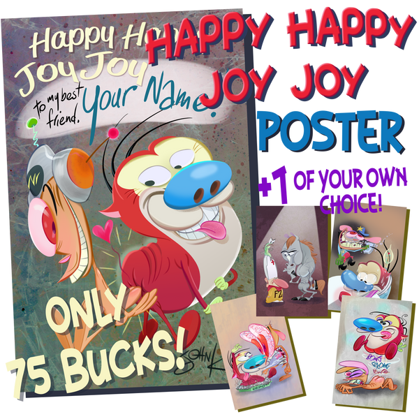 Posters - Happy Happy Joy Joy +1