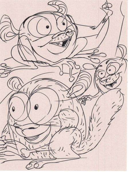 Art Originals - Primate, Monkey Doodles