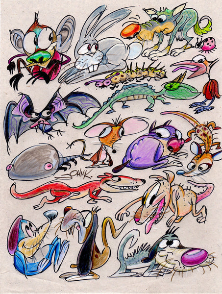 Art Original - Tiny Critters