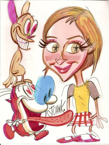 Custom Color Caricature Commission by John K