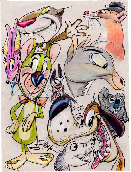 Art Original Color - Medium Size Critters