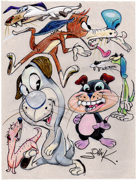 Art Original Color - Medium Size Critters