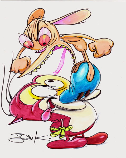 Art Original - Marker Card 9 x 12  in Color
