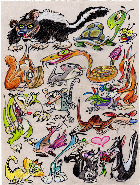 Art Original - Tiny Critters