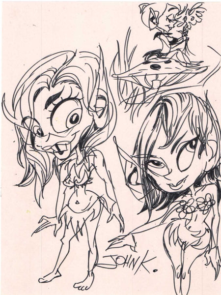 Art Original - Elves and Faeries
