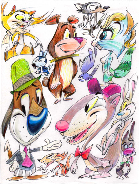 Art Original - Color Critters - Choose the One You Like