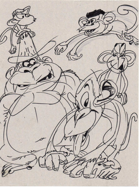 Art Originals - Primate, Monkey Doodles