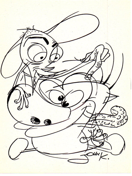 Art Original - Marker Character Sketch 9x12