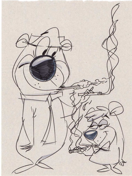 Art original - Smoking Critters