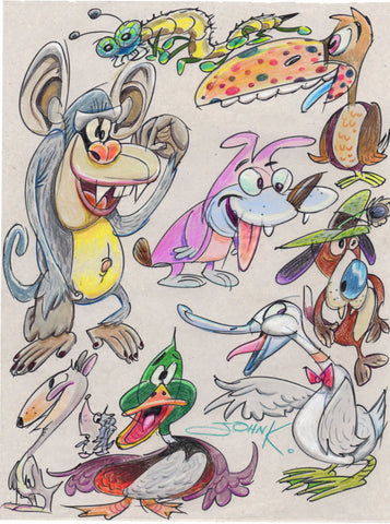 Art Original Color - Tiny Critters