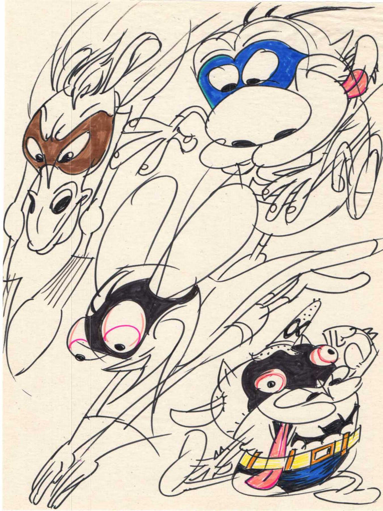 Art Original - Superhero Critters