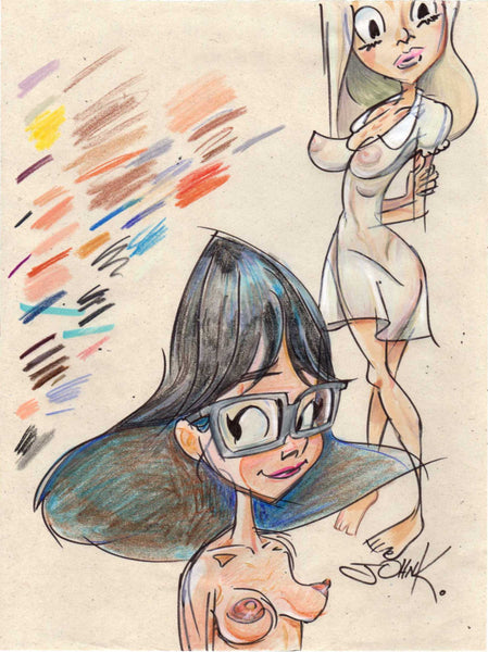 Art Original - Pretty Girls in Color