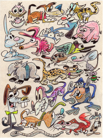 Art Original - Tiny Critters