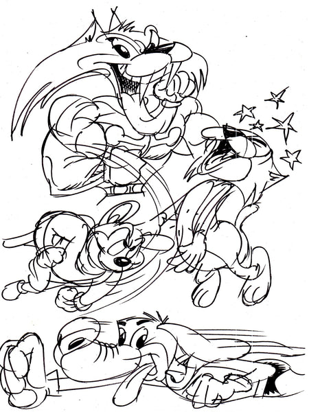 Art Original - Superhero Critters