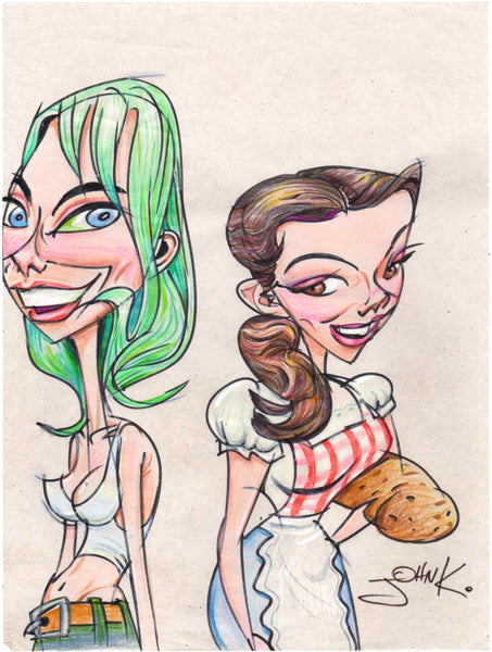 Art Original - Pretty Girls in Color