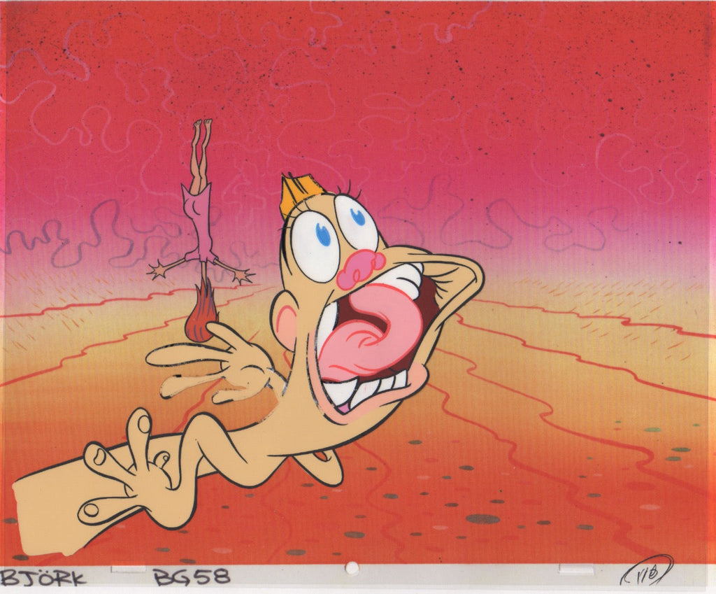Original Cel from Björk's I Miss You: Sc58, Flailing Frenzy