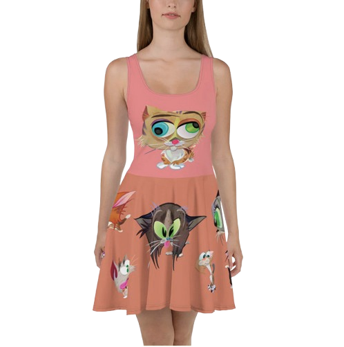 Inbred Kitties Skater Dress