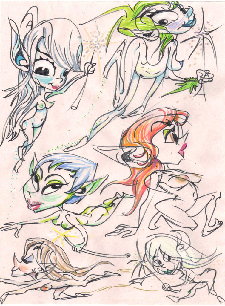 Art Original - Elves and Faeries
