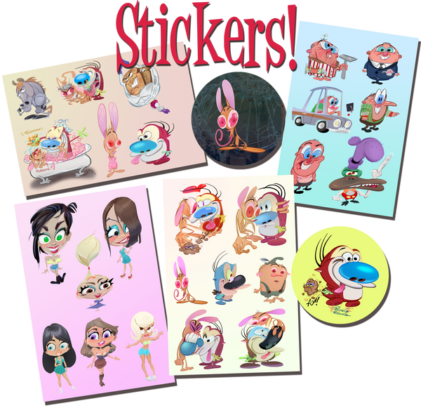 Stickers and Buttons : Deluxe Pack