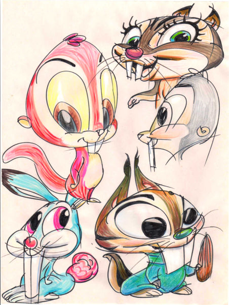 Art Original - Color Critters - Choose the One You Like