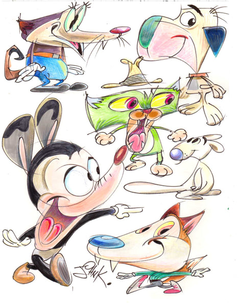 Art Original - Color Critters - Choose the One You Like