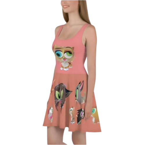 Inbred Kitties Skater Dress