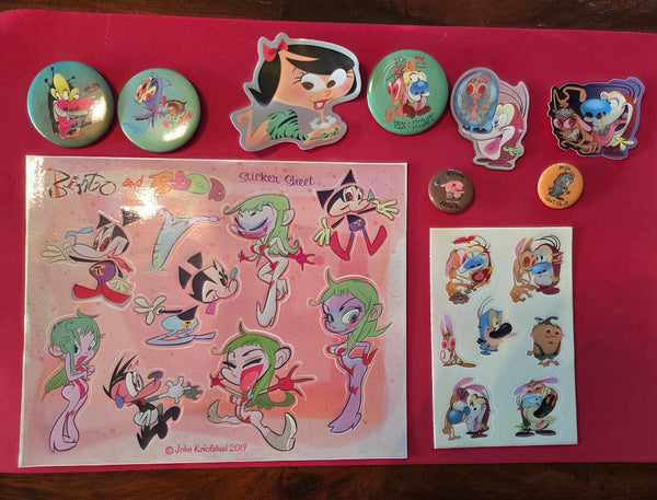 Stickers, Magnet and Buttons : Deluxe Pack