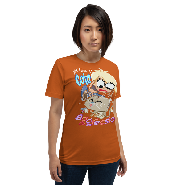 T Shirt Cute Aggresion - Unisex t-shirt