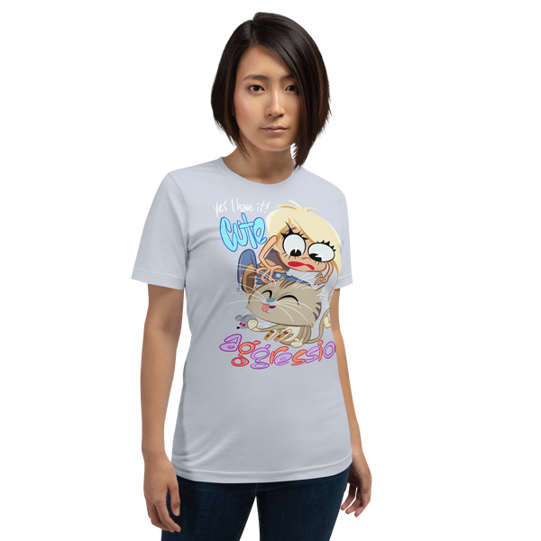 T Shirt Cute Aggresion - Unisex t-shirt