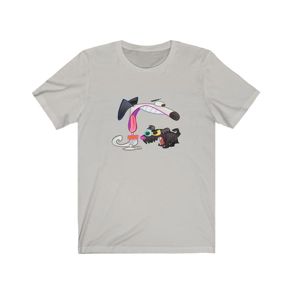 T-shirt: Doggies: Big Mouth and Scottie: Unisex Jersey Short Sleeve Tee