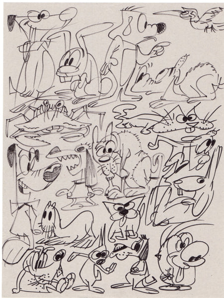 Art Original: John K Phone Doodle Mystery Pack