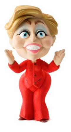 Political Toy Hillary Clinton by John K.