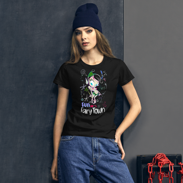 T-shirt Women's short sleeve Fairy Town